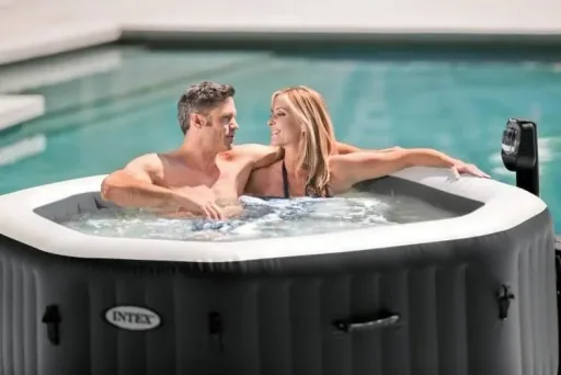 SPA rectangle with bubbles & jets