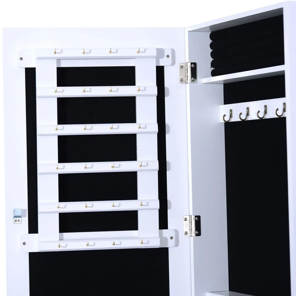 2 in 1 jewelry cabinet wall mirror L37 x W9.5 x H112 cm