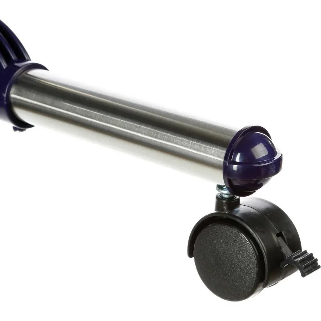 NL Clothes rack on wheels - stainless steel - 163x42.5x150 cm