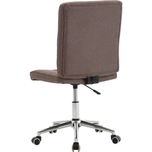 Dining room chairs 2-seater fabric taupe