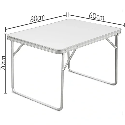 Camping table folding table 80 x 60 x 70 cm