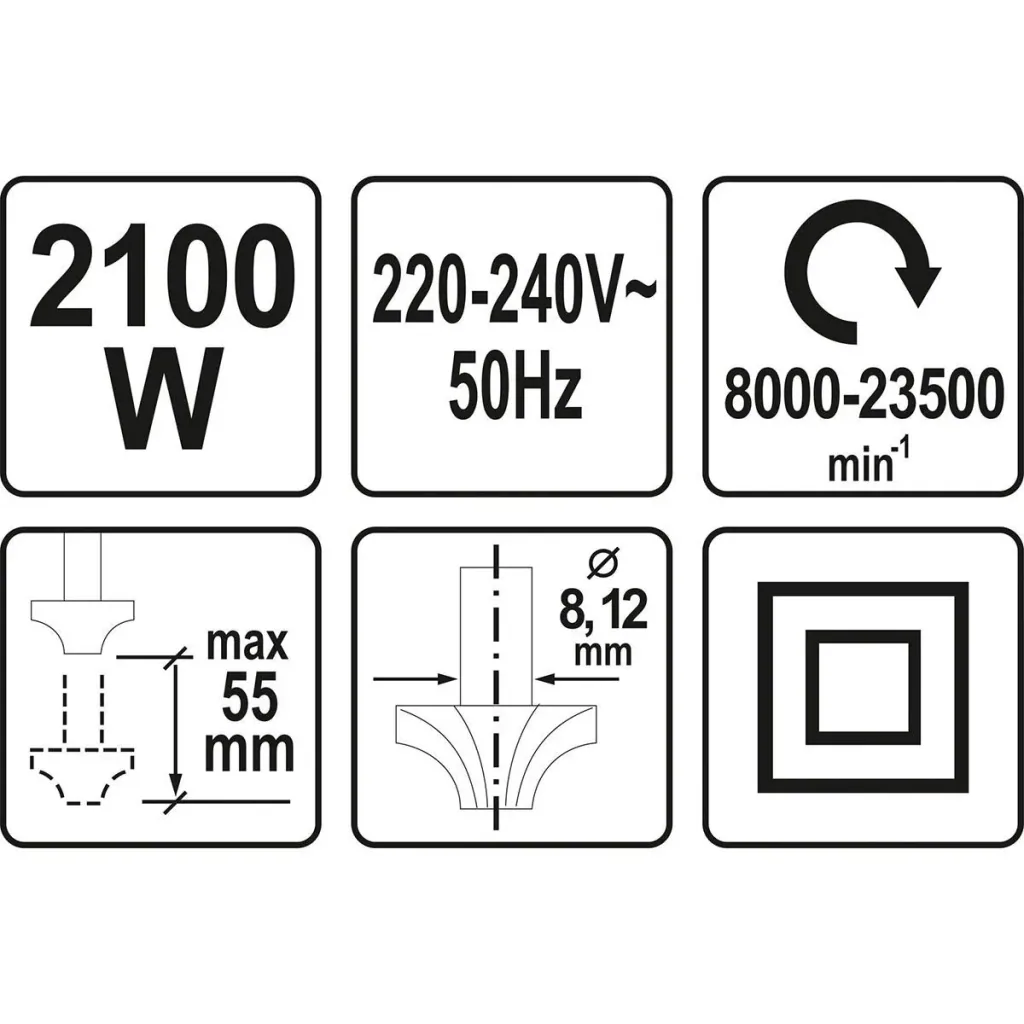 Router - 2100W - 55mm
