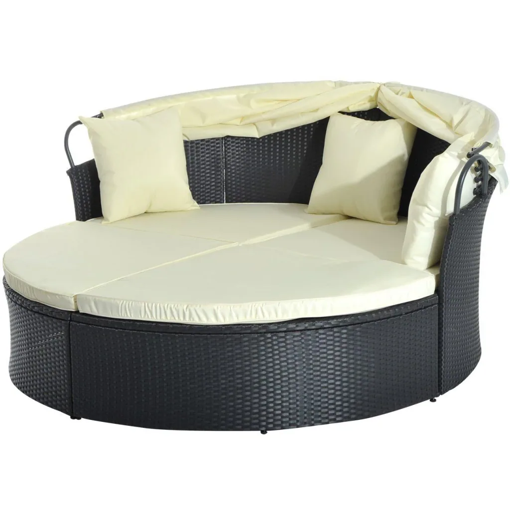 Sun island lounge sun lounger polyrattan