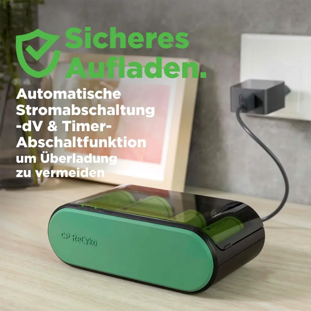 USB universal charger for all common NiMH batteries