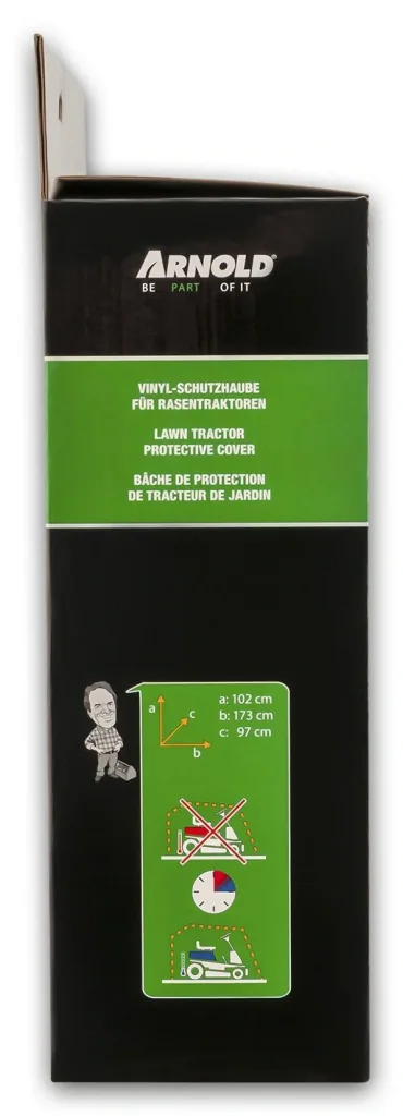 Universal cover for lawn tractors, 173 x 102 x 97 cm