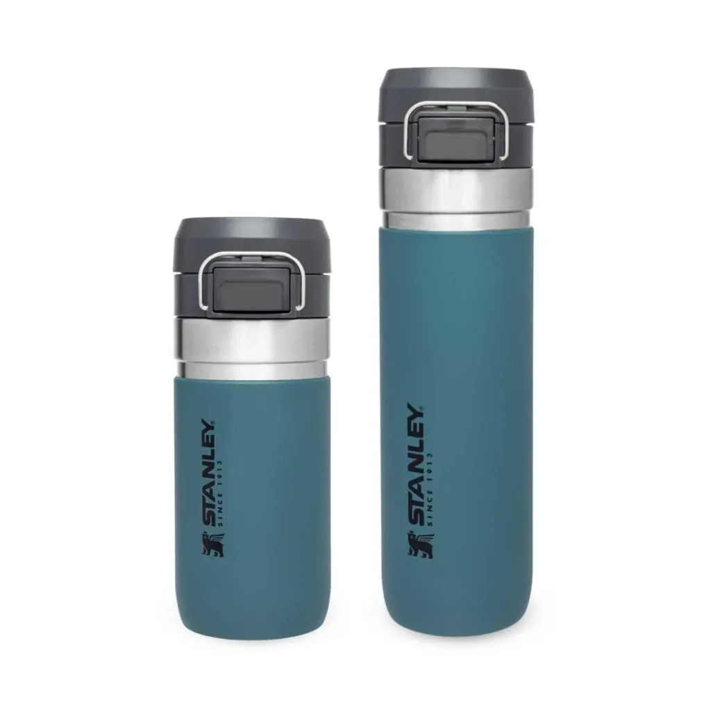 Quick Flip Water Bottle 0.47 l, Lagoon, vacuum insulation, safety cap