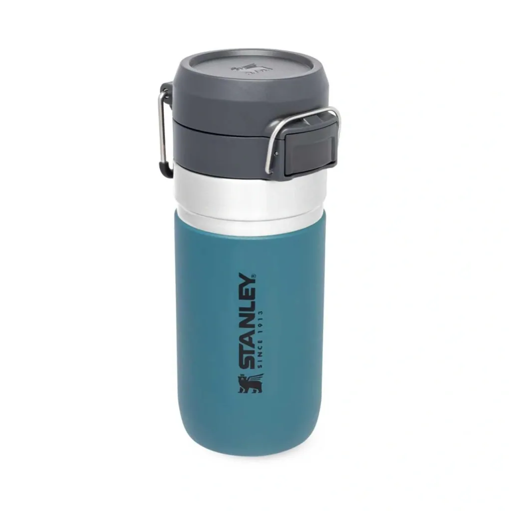 Quick Flip Water Bottle 0.47 l, Lagoon, vacuum insulation, safety cap
