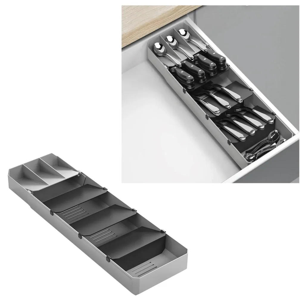 Uni-Fit extendable cutlery organizer