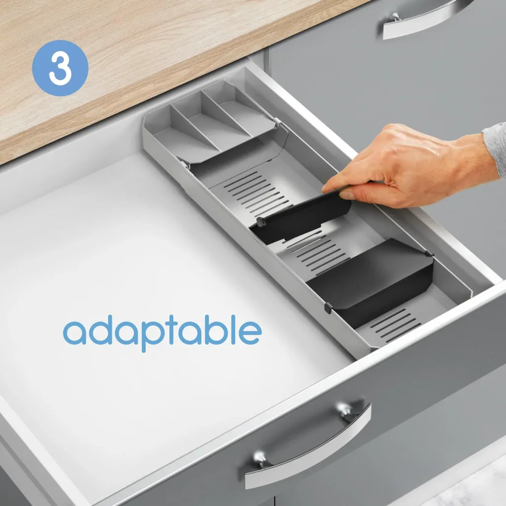 Uni-Fit extendable cutlery organizer