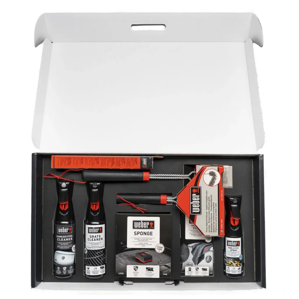 Cleaning kit for stainless steel gas grills
