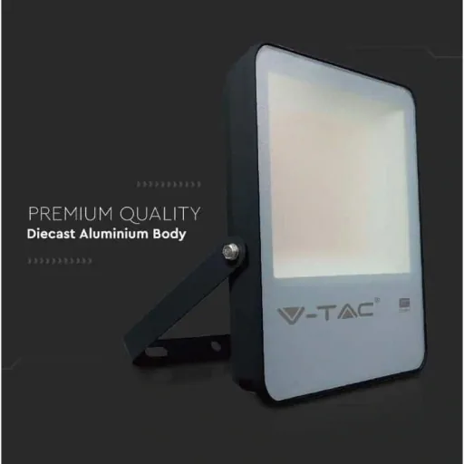 VT-132 LED Floodlight - 100 W - 13700 Lm - 6500K - Black - Extra Efficient