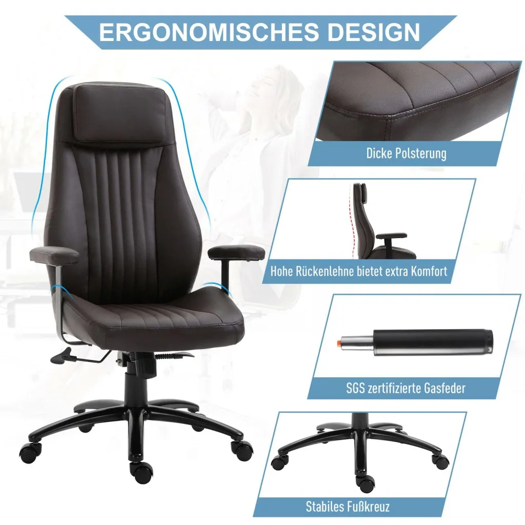 Office chair with rocking function