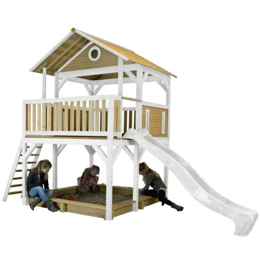 Simba Play Tower Brown/White - White Slide