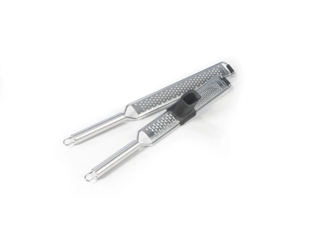 Zester grater, set of 2, stainless steel
