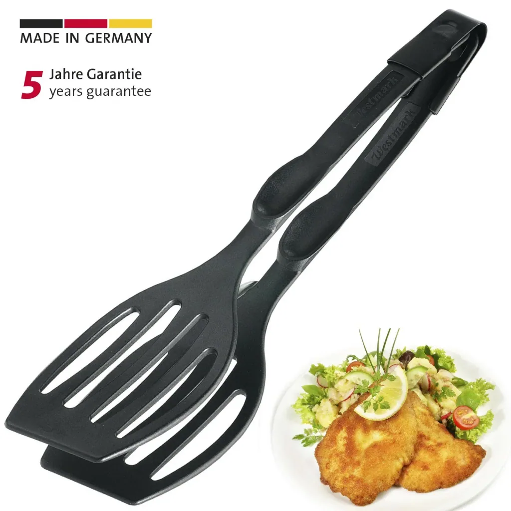 Double turner and serving tongs "Duetto Flonal"