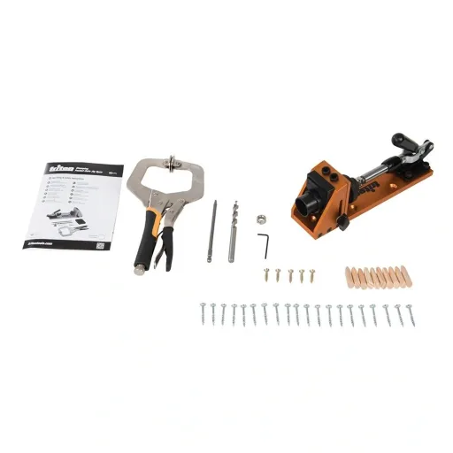 8-piece blind hole template with clamp TW8CPHJ