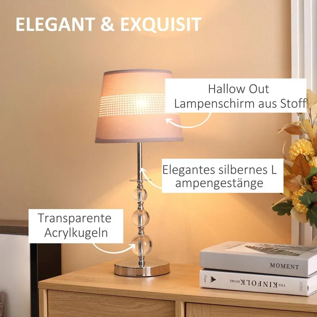 Table lamp bedside lamp 54 cm D