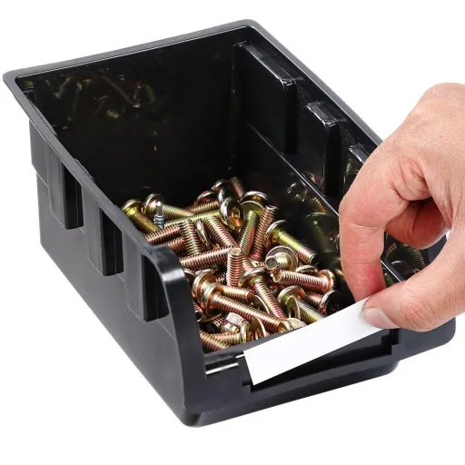 2x tool sheds with stacking boxes (32 pieces) - 2 wall panels of 32x38x2 cm