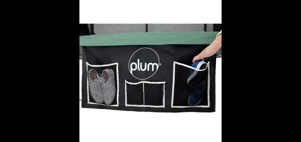 Trampoline shoe and storage bag with 4 mesh compartments