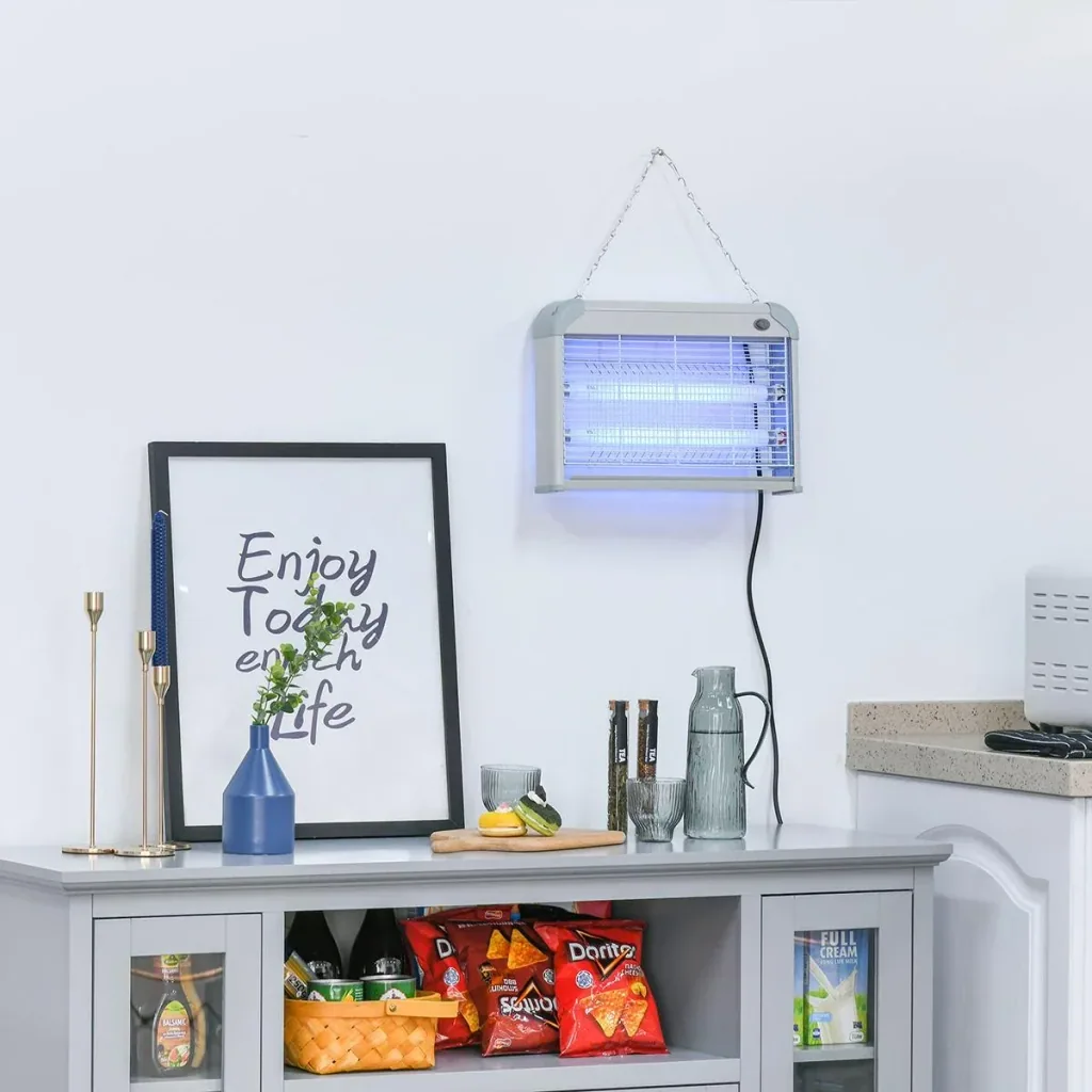 Insect trap 60 m² effective area white, grey