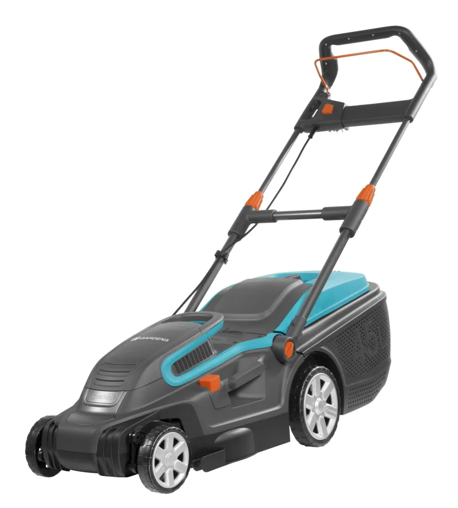 Electric lawn mower PowerMax 1600/37 + circular sprinkler Samba