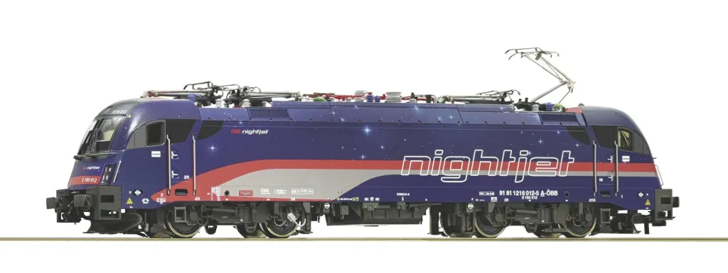 Elektrolokomotive 1216 012-5 "Nightjet" ÖBB, DC + Sound
