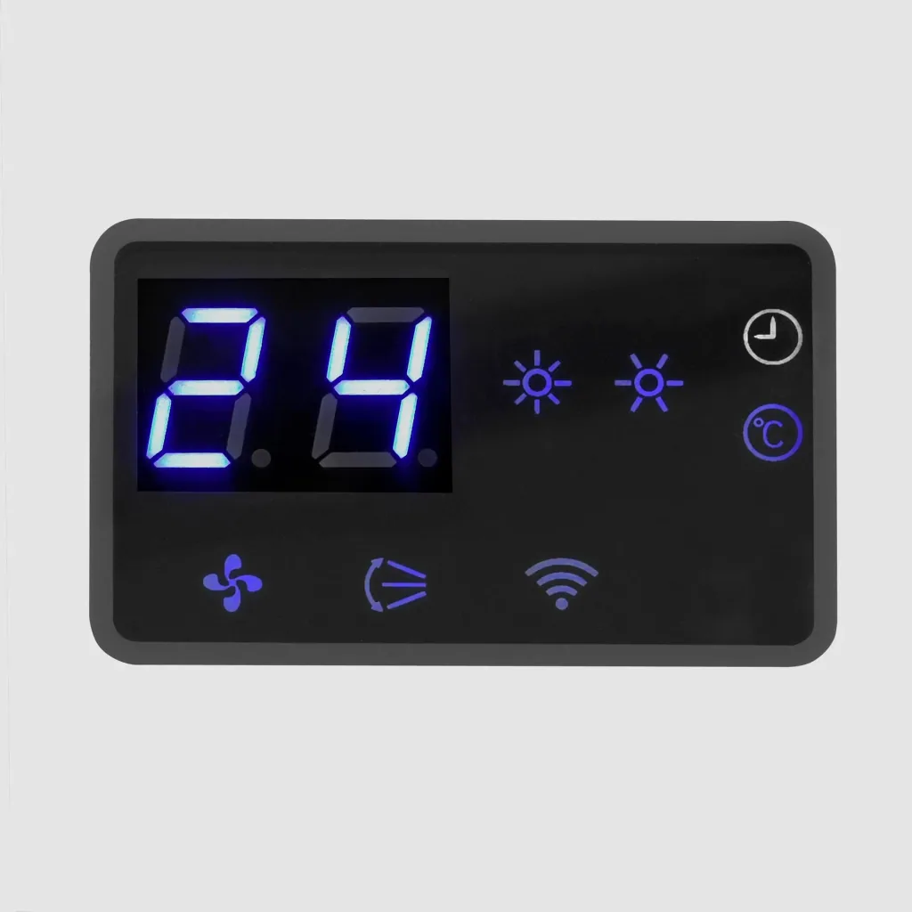 Ceramic stove Wall Designheat 2000 Wifi, wall mounting