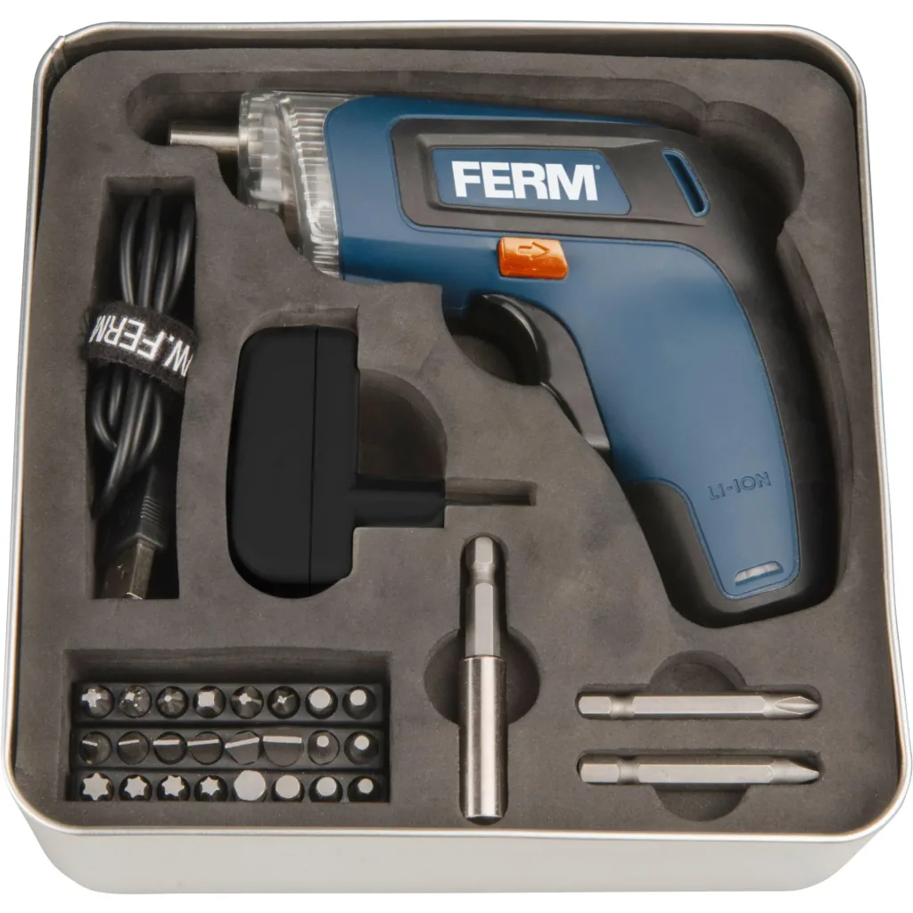 CDM1132 Li-Ion Cordless Impact Wrench 3.6V/1.3Ah - Magnetic Chuck - LED Work Light - Spindle Lock - Sof