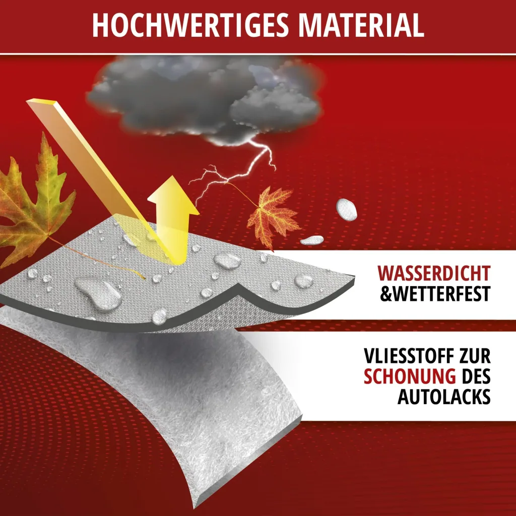 All Weather light SUV - Größe S - 430 x 165 x 145 cm - PEVA - grau