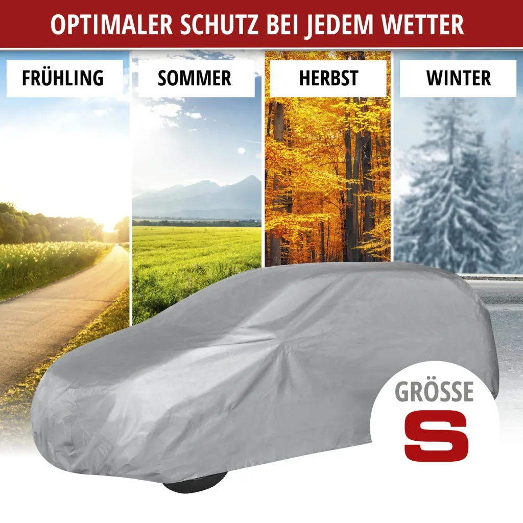 All Weather light SUV - Größe S - 430 x 165 x 145 cm - PEVA - grau