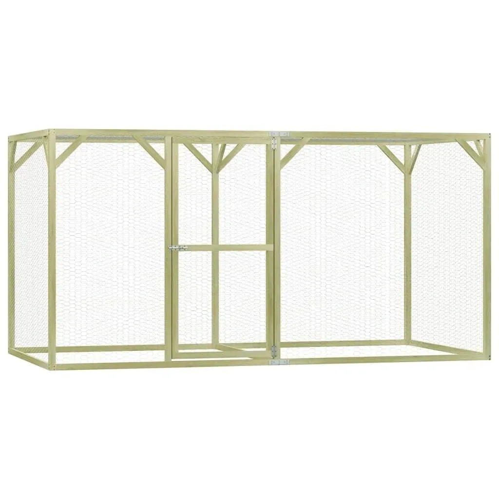 Chicken coop 1.5x3x1.5 m impregnated