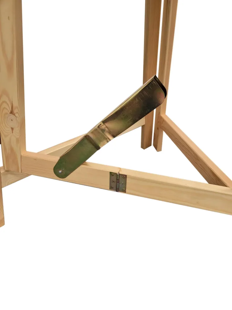 Folding bistro table, painted