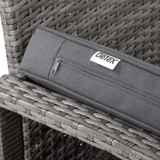 Polyrattan lounge set 7-piece - grey / anthracite