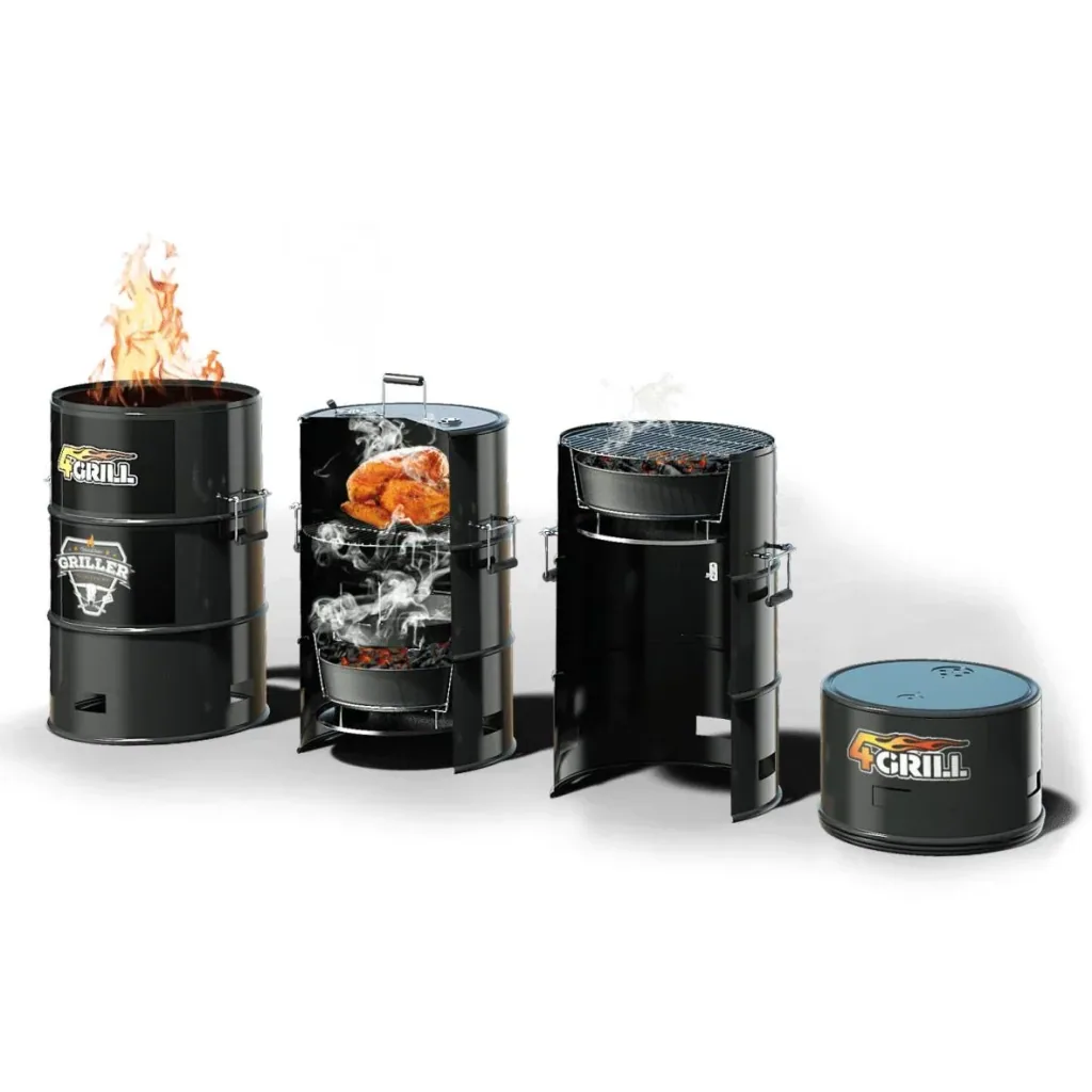 4Grill 4-in-1 BBQ with 4Grill carrying case