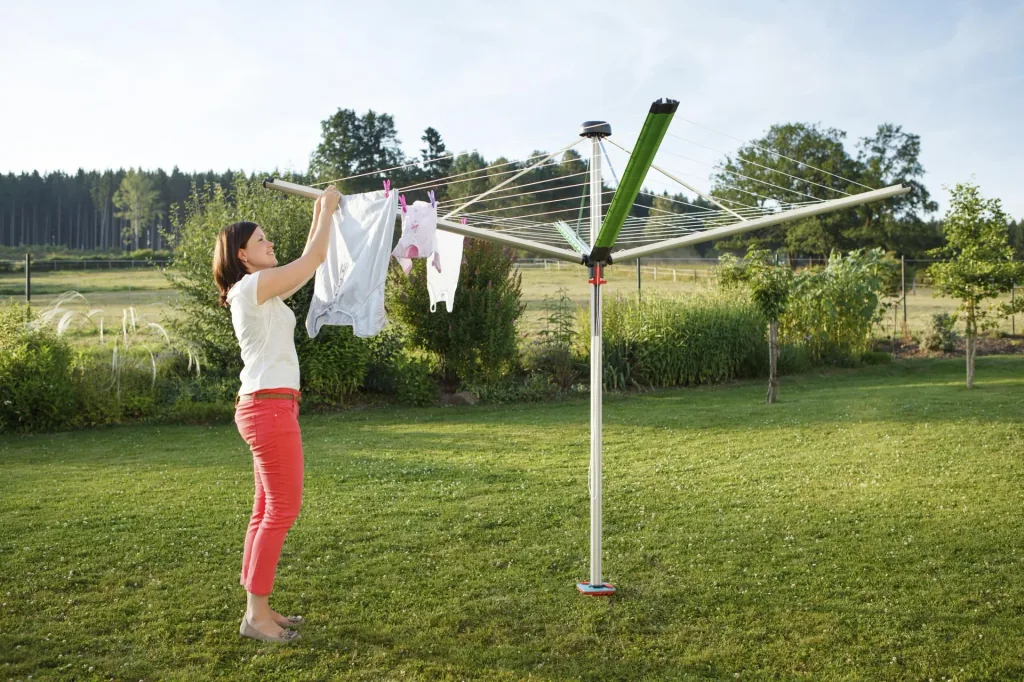Rotary clothes dryer DuoMatic 45 COLOR Compact - apple green