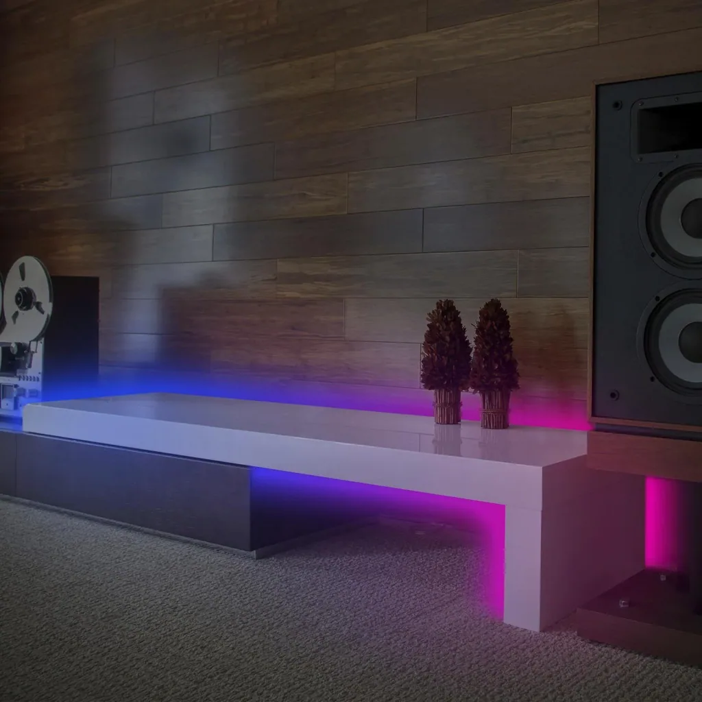 MAGIC RGB LED flex strip, 3m, music sensor, 90 RGB LEDs, 12W, remote control