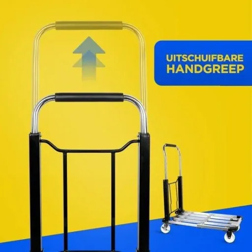 Trolley / Folding platform trolley - 71 x 41 x 94.5 cm - Load capacity up to 150 kg