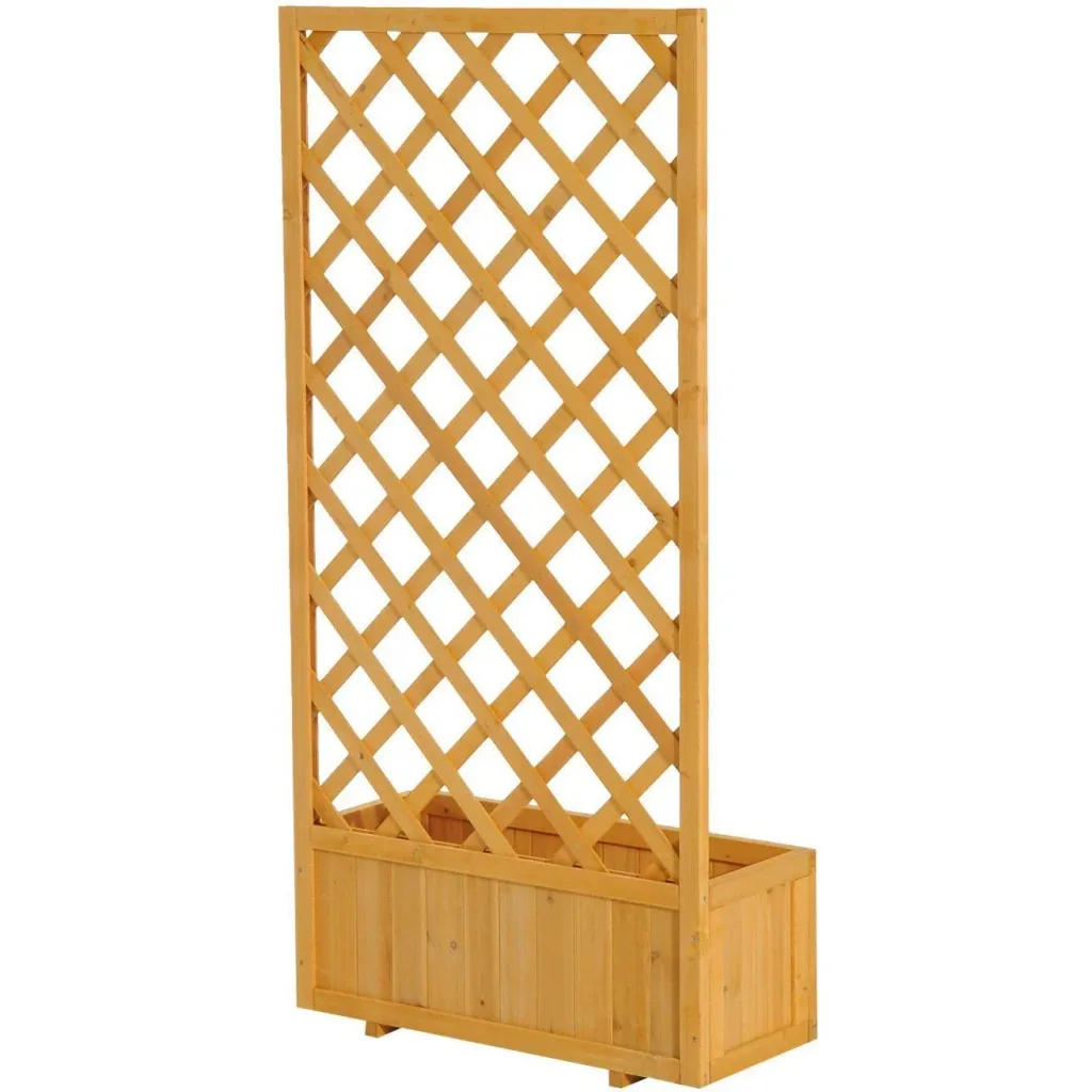 Planter with trellis