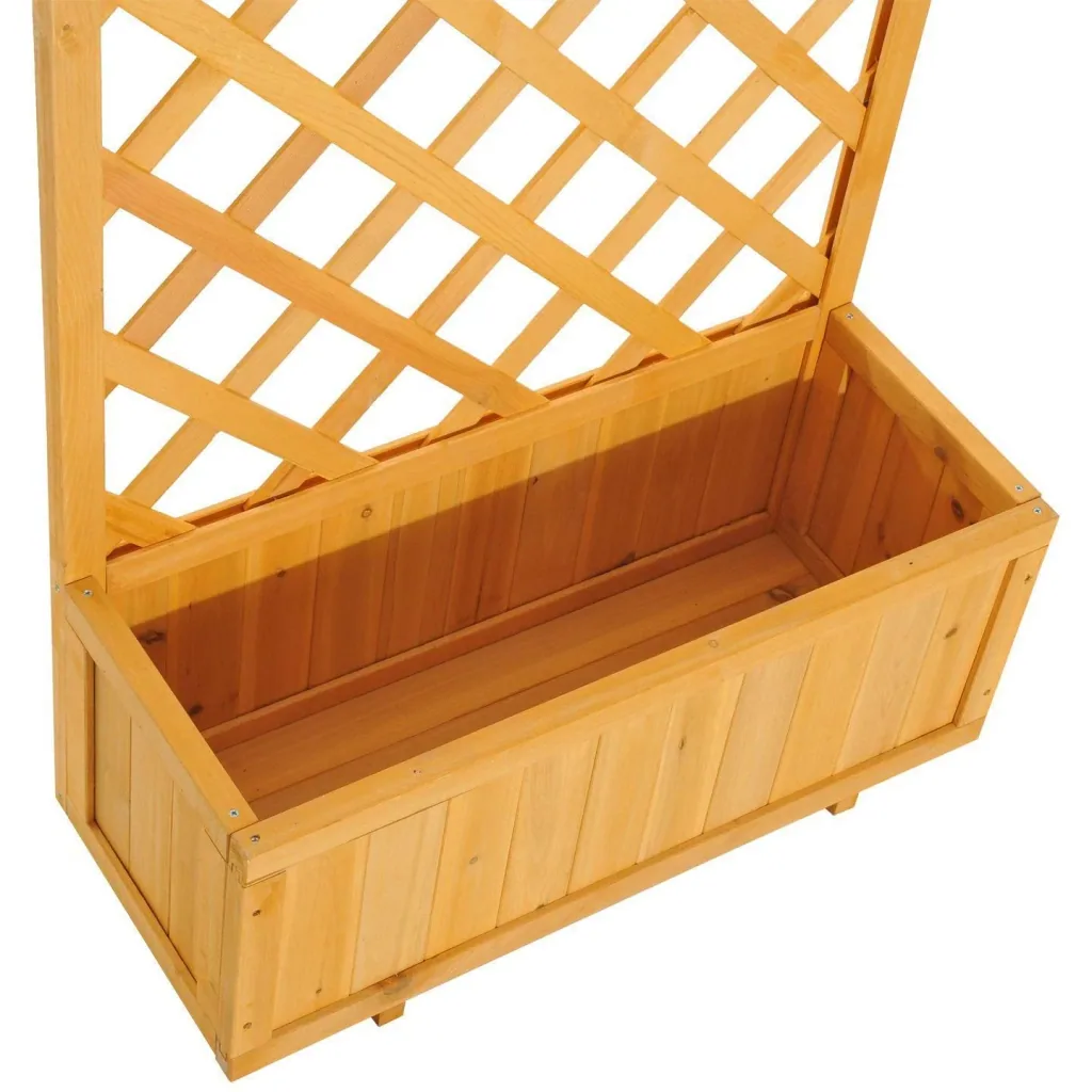 Planter with trellis