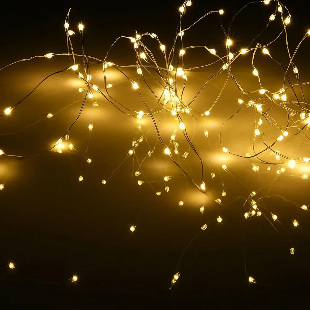 Christmas lights - 100 LED - Warm white - 563cm