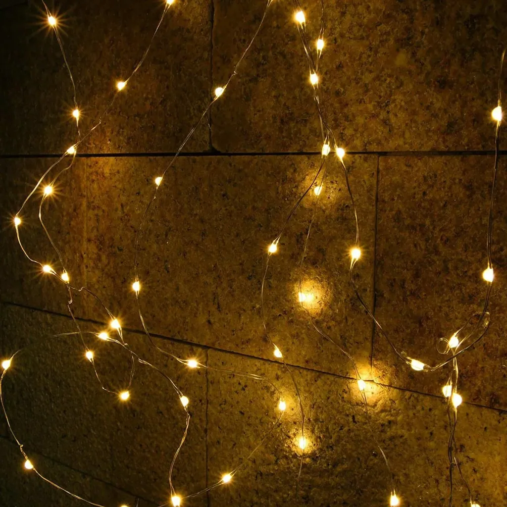 Christmas lights - 100 LED - Warm white - 563cm