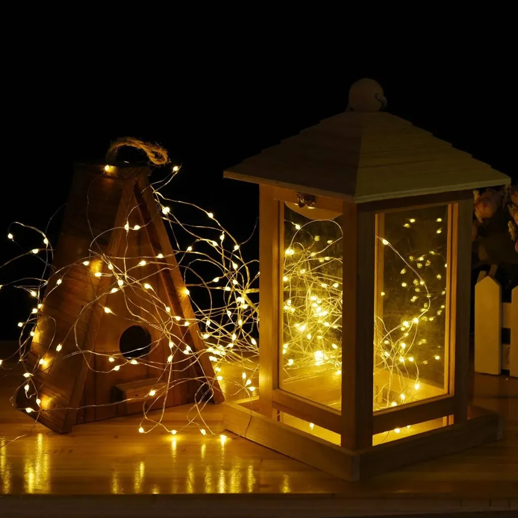 Christmas lights - 100 LED - Warm white - 563cm