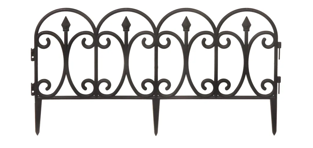 Garden fence in anthracite