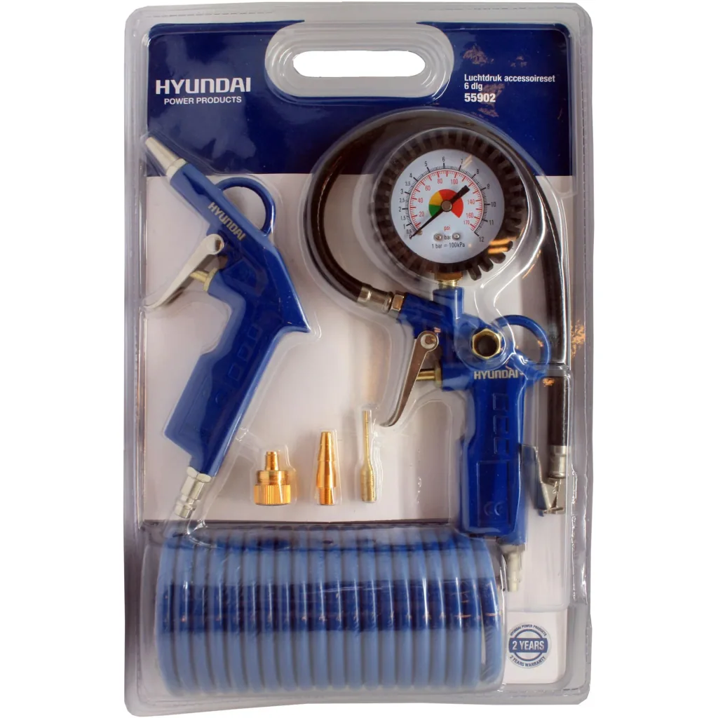 6-piece compressor accessory set