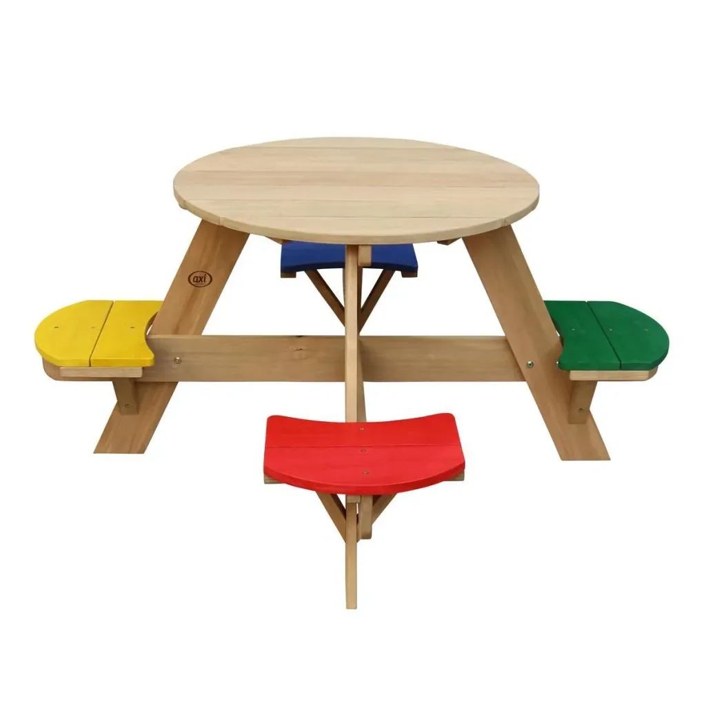 UFO Picnic Table Round Rainbow