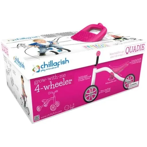 Balance bike with 4 wheels