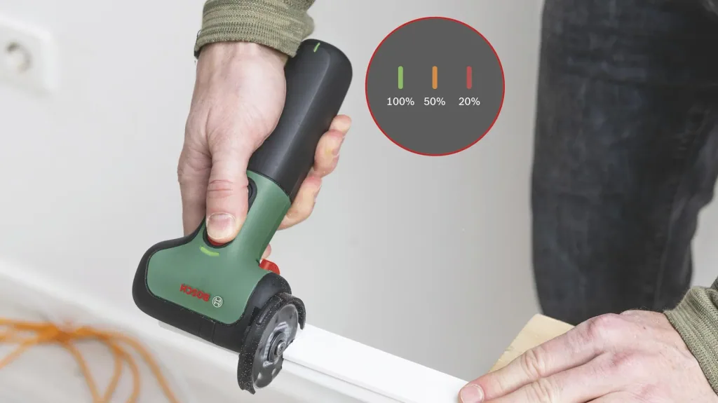 Cordless angle grinder EasyCut&Grind, 7.2 V including accessories