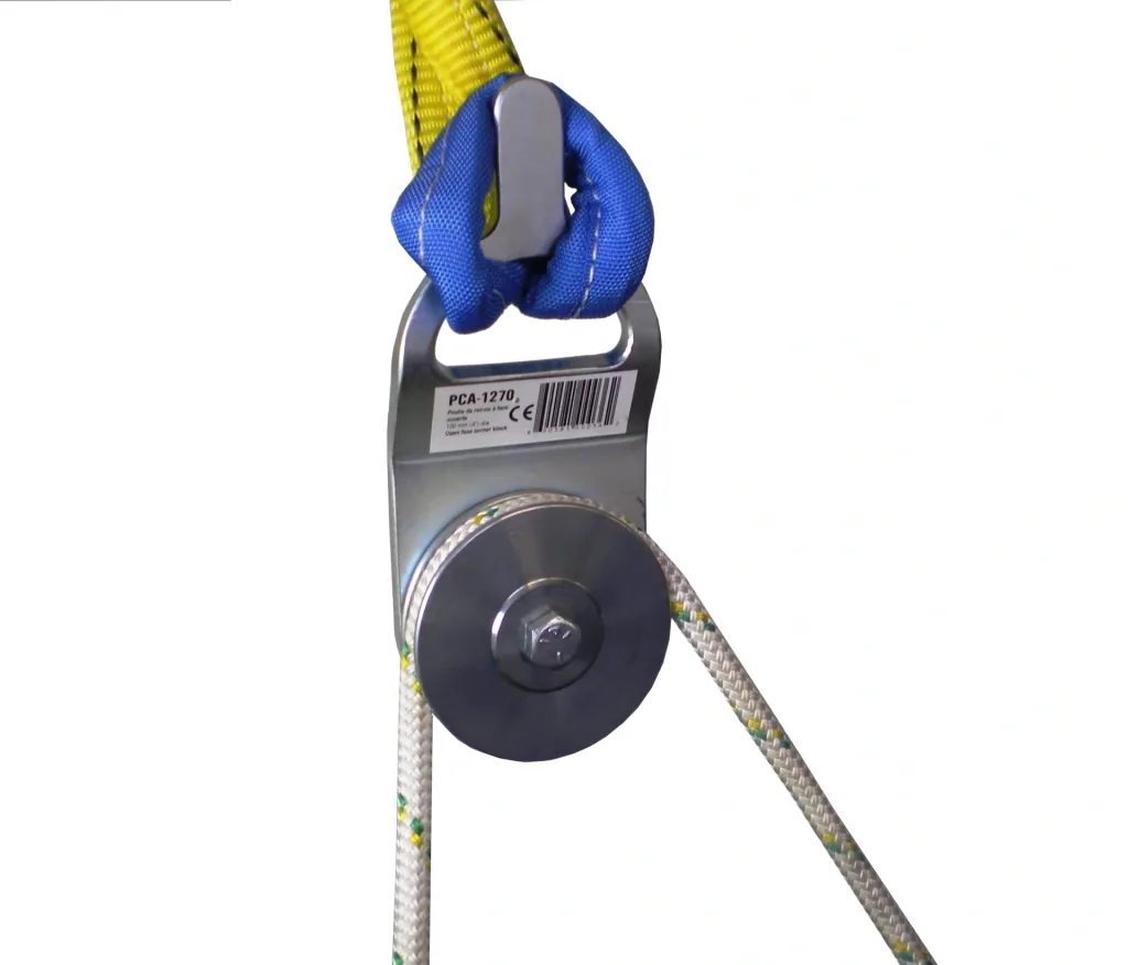 Self-releasing pulley, 1 pulley