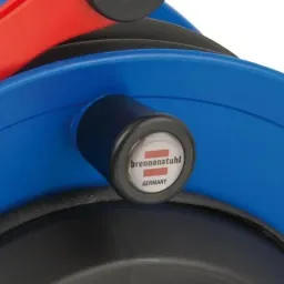 CEE cable reel Garant IP44, special plastic, 2 x 230V socket, 1 x 400V/16A socket, 30m