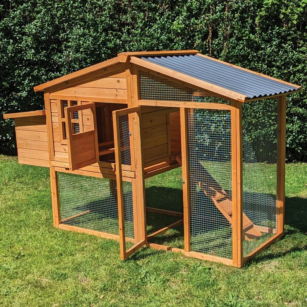 Chicken coop Liese, 188 x 70 x 117 cm